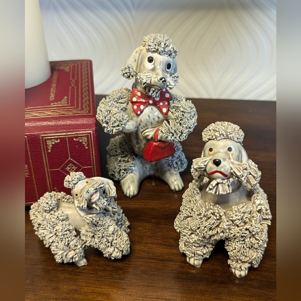 Vintage Mid Century Modern Spaghetti Poodles 1950s - Picture 2 of 12